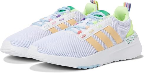 حذاء الجري adidas Racer TR21، كربون/أسود/برتقالي شبه مؤثر (فيلكرو)، 2 US للجنسين للأطفال الصغار in Kuwait