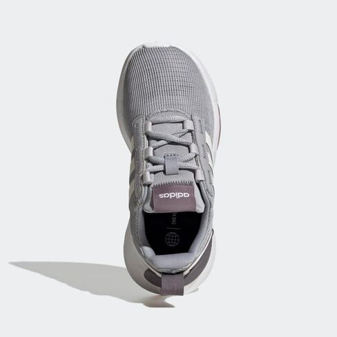 حذاء الجري adidas Racer TR21، كربون/أسود/برتقالي شبه مؤثر (فيلكرو)، 2 US للجنسين للأطفال الصغار in Kuwait