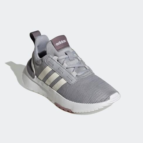 حذاء الجري adidas Racer TR21، كربون/أسود/برتقالي شبه مؤثر (فيلكرو)، 2 US للجنسين للأطفال الصغار in Kuwait