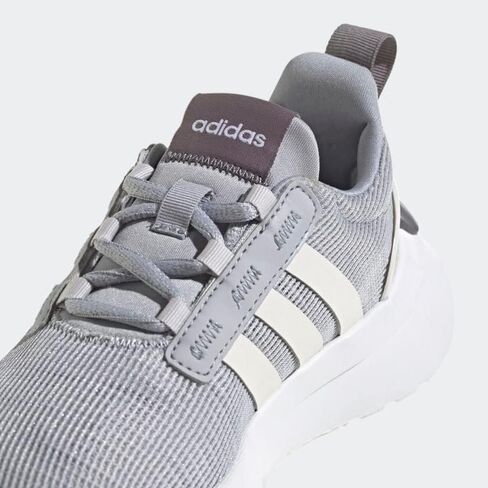 حذاء الجري adidas Racer TR21، كربون/أسود/برتقالي شبه مؤثر (فيلكرو)، 2 US للجنسين للأطفال الصغار in Kuwait