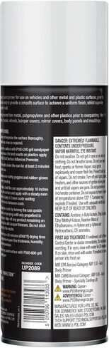 U-POL Sandable Primer, Fast-Drying, Durable & All-Purpose Primer Spray With Anti-Rust Technology, White in Kuwait