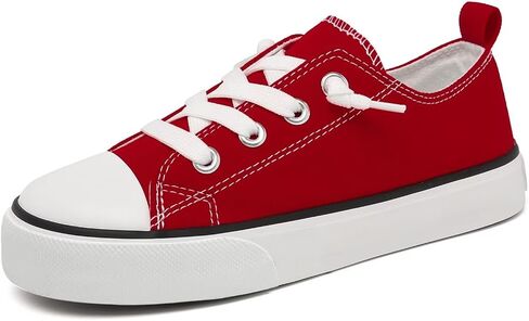 Toddler Little Kid Cushioned Canvas Shoes Slip On Sneakers Soft and Durable in Saudi Arabia