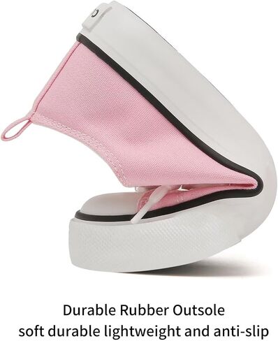 Toddler Little Kid Cushioned Canvas Shoes Slip On Sneakers Soft and Durable in Saudi Arabia