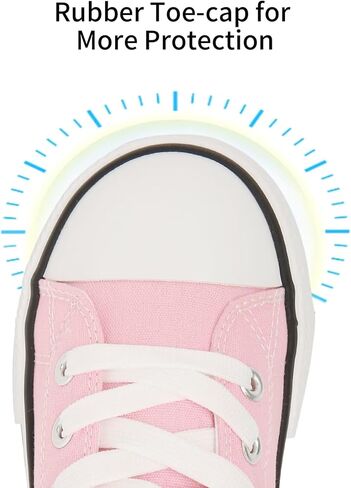Toddler Little Kid Cushioned Canvas Shoes Slip On Sneakers Soft and Durable in Saudi Arabia