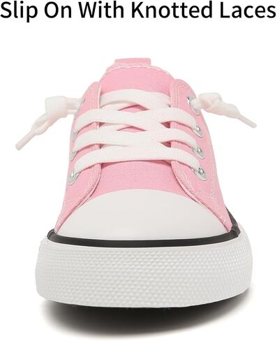 Toddler Little Kid Cushioned Canvas Shoes Slip On Sneakers Soft and Durable in Saudi Arabia