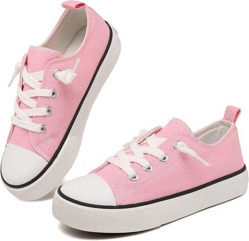 Toddler Little Kid Cushioned Canvas Shoes Slip On Sneakers Soft and Durable in Saudi Arabia