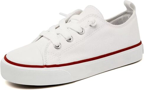 Toddler Little Kid Cushioned Canvas Shoes Slip On Sneakers Soft and Durable in Saudi Arabia