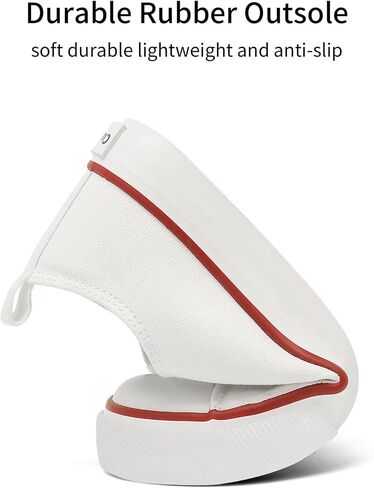 Toddler Little Kid Cushioned Canvas Shoes Slip On Sneakers Soft and Durable in Saudi Arabia