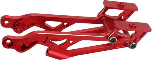 Aluminum Rear Wing Mount for Arrma 1/8 Kraton Notorious Outcast Talion Typhon 6S BLX - Red CNC T6 Alloy Upgrade, Replaces AR320347 in Kuwait
