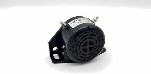 Truck Back-up Alarm, 2Pcs of Waterproof Industrial Heavy-Duty 110dB 12V/24V Backup Beepers: Reliable Car Reverse Horns for Enhanced Safety, Black Square in Kuwait