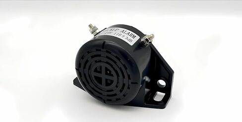 Truck Back-up Alarm, 2Pcs of Waterproof Industrial Heavy-Duty 110dB 12V/24V Backup Beepers: Reliable Car Reverse Horns for Enhanced Safety, Black Square in Kuwait