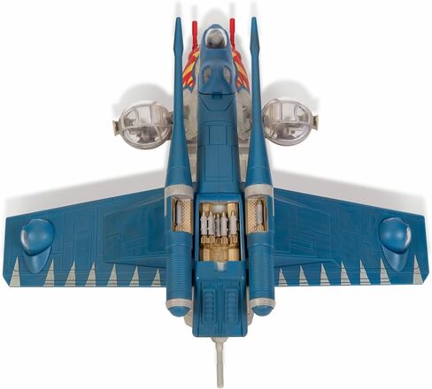 STAR WARS Micro Galaxy Squadron U-Wing Starfighter - مركبة مقاس 12 بوصة مع أجنحة قابلة للطي، وخليج القوات، ومسدس قنص، وثلاثة ملحقات صغيرة مقاس 1 بوصة in Kuwait