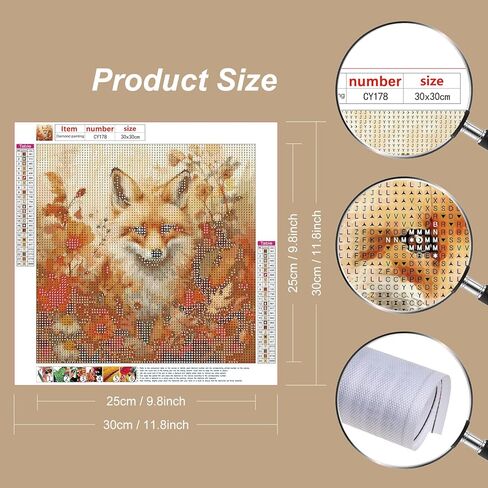 Stalente Diamond Painting Kits for Adults, 5D DIY Diamond Art Kits for Beginners Round Full Drill Diamond Painting for Home Wall Decoration Gift 12×16inch, Rabbit in Kuwait