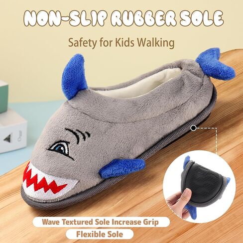Ibeauti Slippers for Kids Toddler Boys Girls Memory Form Cute Animal House Shoes Warm Plush Winter House Slippers in Saudi Arabia