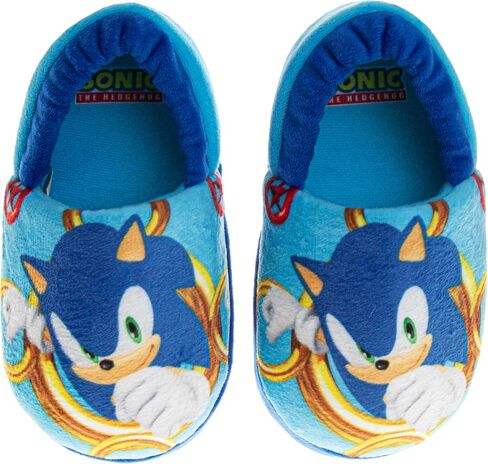 Josmo Sonic the Hedgehog Slippers - Kids House Shoes Lightweight Plush Warm Comfort Soft Aline Slipper (toddlers - little kids) in Saudi Arabia