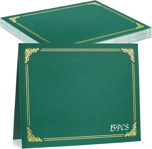 gisgfim 15Pcs Certificate Holders Diploma Covers Single Sided Gold Foil Border Award Covers for Letter Size 8.5x11 Certificates Cardstock Document Papers Storage Organizer (Purple) in Kuwait