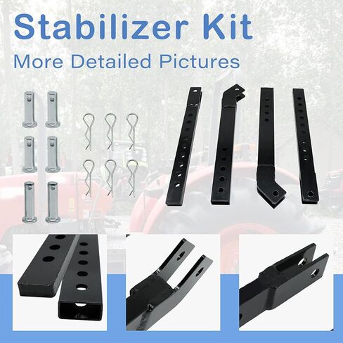 طقم مثبت K2561-38300 متوافق مع جرار B&BX Kubota BX1500D، BX1800D، BX2200DB1550D، B1550E، B1550HST-D، B1550HST-E، B1750D in Kuwait