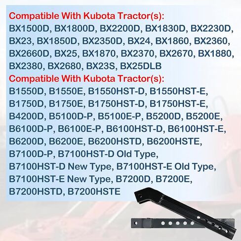 طقم مثبت K2561-38300 متوافق مع جرار B&BX Kubota BX1500D، BX1800D، BX2200DB1550D، B1550E، B1550HST-D، B1550HST-E، B1750D in Kuwait
