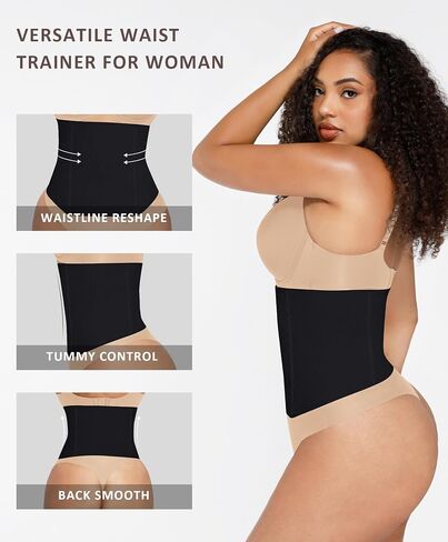 FeelinGirl Waist Trainer for Women Tummy Control Postpartum Underbust Cincher Stomach Compression Workout Belly Wrap in Saudi Arabia