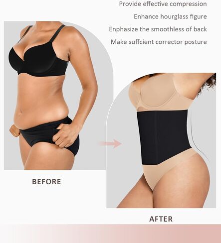 FeelinGirl Waist Trainer for Women Tummy Control Postpartum Underbust Cincher Stomach Compression Workout Belly Wrap in Saudi Arabia