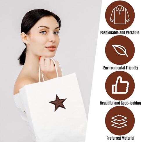 50 قطعة صغيرة 5 نجوم يمكن كيها على الرقع، خياطة الرقع المطرزة تزين المكواة على رقع القلب للملابس والسترات وأحذية الظهر وإصلاح الديكورات in Kuwait