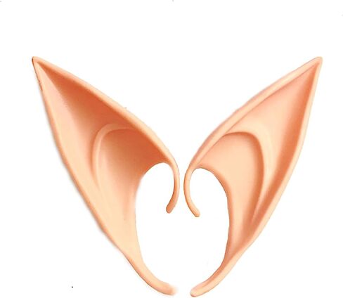 مجموعة تاج تاج الأذن والزهور من Elf، زي جنية عصر النهضة مع إكسسوارات قفازات بدون أصابع من الدانتيل والتطريز in Kuwait