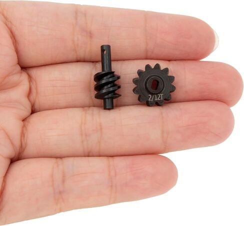 MEUS RACING SCX24 2-12T مجموعة التروس التفاضلية الحلزونية ذات السرعة الزائدة للمحور SCX24 Deadbolt C10 JLU Gladiator Bronco 1/24 RC أجزاء ترقية السيارة الزاحفة، مجموعتان (2-12T) in Kuwait