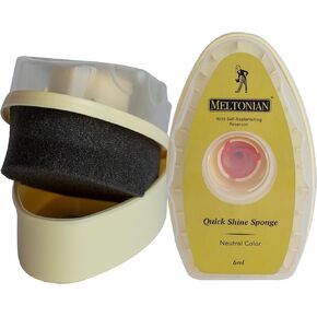 Shoe Shine Sponge with Self Replenishing Reservoir - Quick and Instant Shoe Shine for Boots and Shoes - Premium Shoe Shiner for a Lasting Boot Shine and Gloss