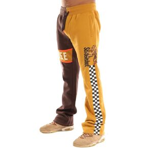 سراويل SCREENSHOT-FLEECE PANTS 4202 للرجال سراويل صوف ملائمة للشارع - سراويل رياضية عصرية للشارع مضلعة in Kuwait