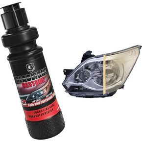 AWINNER Headlight Restoration Kit, Restore Cloudy Lights, Easy Non-Power Tool Process, Lasts Vehicle Ownership