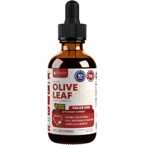 Active Olive Leaf - Advanced Olive Leaf Extract - Naturally Occurring Oleuropein - Liquid Delivery for Better Absorption - Immune & Heart Support