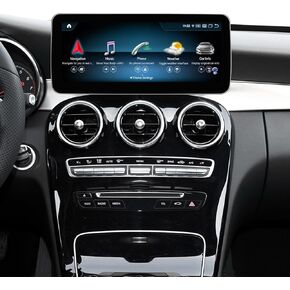 Road Top Android 13 راديو السيارة شاشة لمس 12.3 بوصة ستيريو سيارة لمرسيدس بنز C GLC GLA CLA فئة W205 X156 C117 2015-2018 سنة NTG5.0، يدعم Carplay اللاسلكي، Android Auto، الكاميرا، Mirrorlink