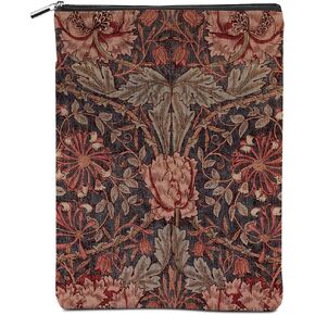Vintage Flower Book Case Book Cover Accessories for Paperbacks with Front Pocket for Women & Girls Readers