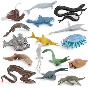 GUFOPONAS Life Cycle of Pterodactyl Figure Toy Set 4PCS Realistic Pteranodon Dinosaur Toy for Diorama Projects Kids Birthday Gift Learning Toy