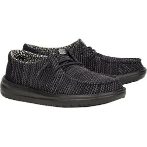 Hey Dude Kid Wally Stretch Sox (طفل صغير/طفل كبير) رمادي 7 طفل كبير