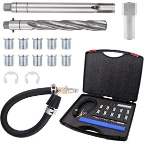 38900 Two Valve Ford Triton Tool Kit, Compatible with Ford Triton (1996-2003), for 4.6L, 5.4L and 6.8 V-10 Two Valve Engines with 8*M14-1.25 Inserts, Spark Plug Thread Repair Kit