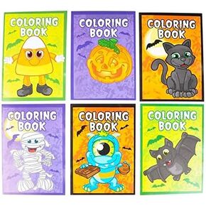 Halloween Coloring Books Pack of 12