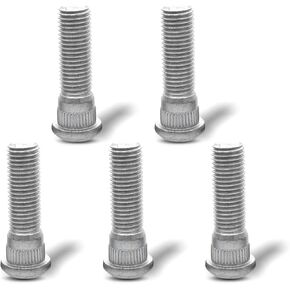 5PCS M12x1.5 Wheel Lug Bolts, 48mm Long Extended Vehicle Wheel Steel Lug Bolts, Car Wheel Studs Compatible with OEM#610-266 90942-02049 GS430 LS400 RX330