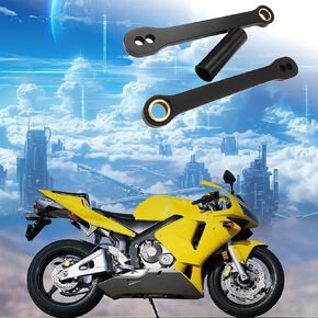 CBR600RR Lowering Link Kit, Lowers 2", Fits 2007-2024 Honda CBR600RR RA, 2008, 2015, 2016, Replaces Cushion Arm 52461-MFJ-D00, Rear Shock Mount Linkage Plate