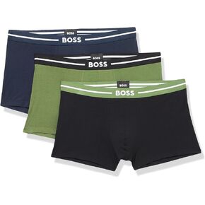 BOSS Men's 3-Pack Bold Logo Trunks