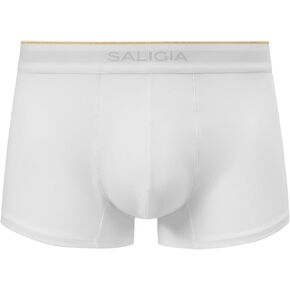 SALIGIA Men's Underwear, Stretch-Cotton Trunks (Shorter Style), Double-layered Front Pouch