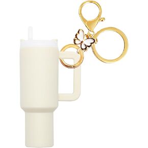 Mini Cup Keychain, Stanley Cup Accessories, School Bag Key Ring Handbag Backpack Charm Lip Balm Keychain for Women