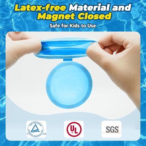 6Pcs Reusable Water Balloons, Magnetic Water Balls Quick Fill, Self-Sealing Water Fight Toys for Kids Outdoor Games, Summer Pool Beach Party Fun in Saudi Arabia