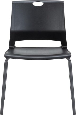 Sidanli Stackable Office Chairs, Green Guest Chairs with Comfortable Streamline Seat, Stacking Chairs No Wheels for Conference Room, Set of 4. in Saudi Arabia