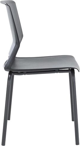 Sidanli Stackable Office Chairs, Green Guest Chairs with Comfortable Streamline Seat, Stacking Chairs No Wheels for Conference Room, Set of 4. in Saudi Arabia