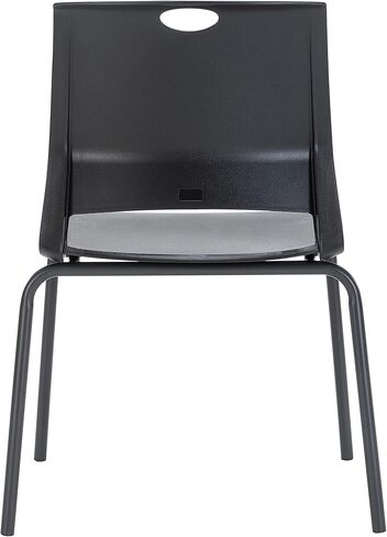 Sidanli Stackable Office Chairs, Green Guest Chairs with Comfortable Streamline Seat, Stacking Chairs No Wheels for Conference Room, Set of 4. in Saudi Arabia