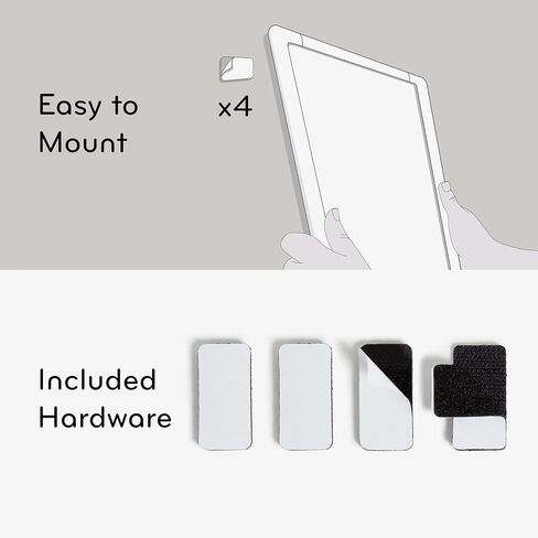 U Brands Contempo Magnetic Dry Erase Board, 11"x14", White Modern Frame, Includes Magnet and Marker in Saudi Arabia