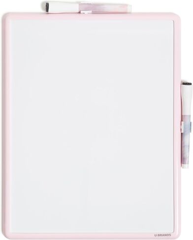 U Brands Contempo Magnetic Dry Erase Board, 11"x14", White Modern Frame, Includes Magnet and Marker in Saudi Arabia