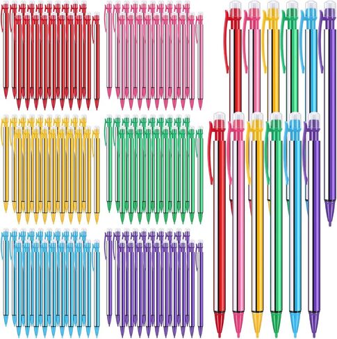 100 Pieces Mechanical Pencils 0.7 mm with Eraser Pastel Art Pencils for Kid School Student Writing Drawing Sketching in Saudi Arabia