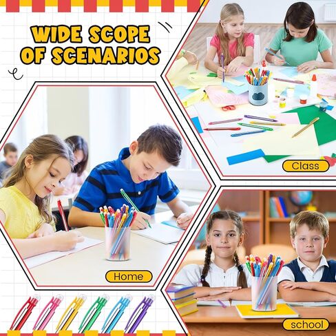 100 Pieces Mechanical Pencils 0.7 mm with Eraser Pastel Art Pencils for Kid School Student Writing Drawing Sketching in Saudi Arabia